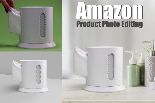 I will do amazon product photo editing professionally