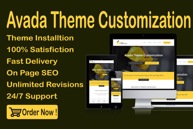 I will do avada theme customization