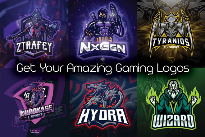 I will do custom mascot gaming logo design or twitch overlay