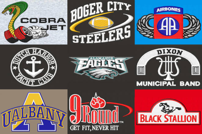 I will do embroidery logo design
