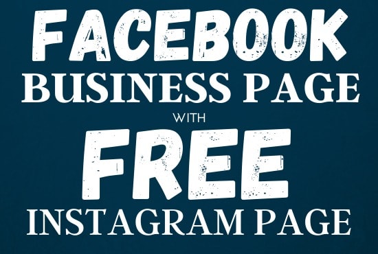I will do facebook page creation with free instagram