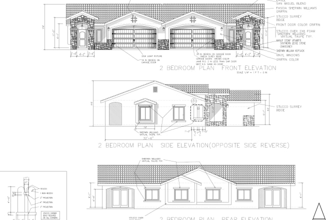 I will do full set of construction drawing for city permit