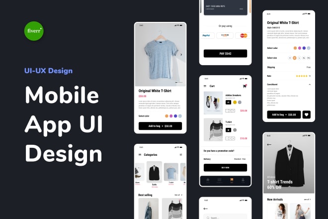 I will do mobile app ui design