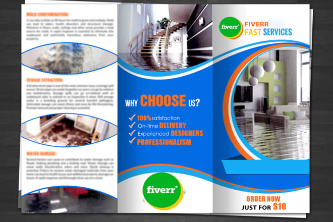 I will do professional brochure design, flyer