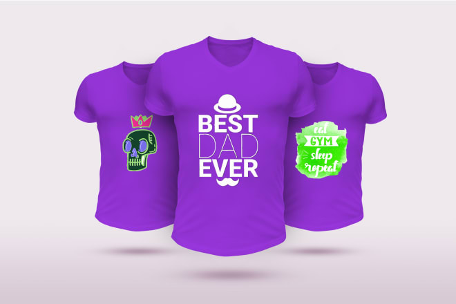 I will do trending t shirt designs and latest typography