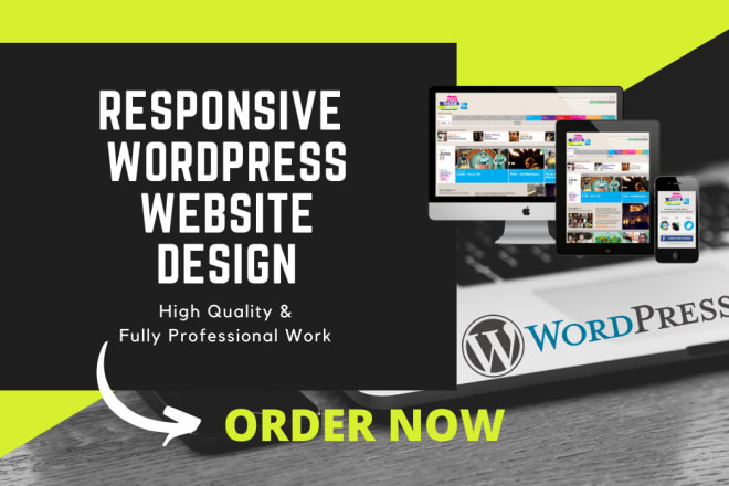I will do wordpress website development or create wordpress website design