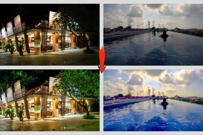 I will edit and enhance photos in adobe lightroom and photoshop