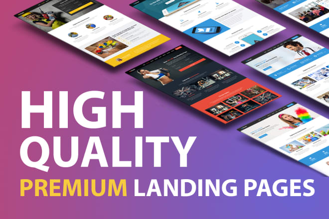 I will high converting landing pages