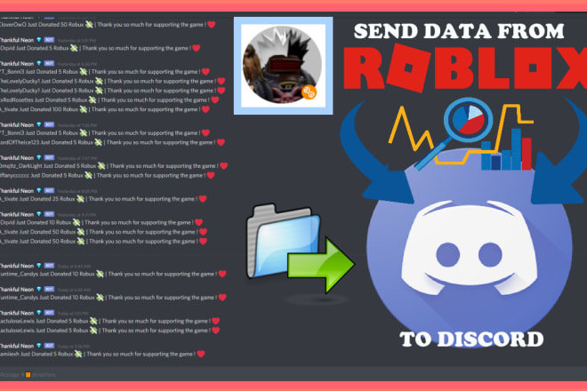 I will link your roblox game with your discord server