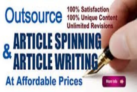 I will manually spin your article
