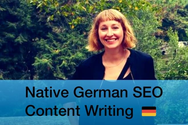 I will produce german SEO content for your website