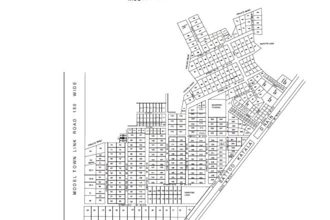 I will redraw any town,city,country map on autocad or illustrator