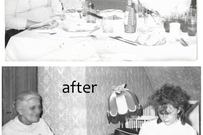 I will repair, fix old photos