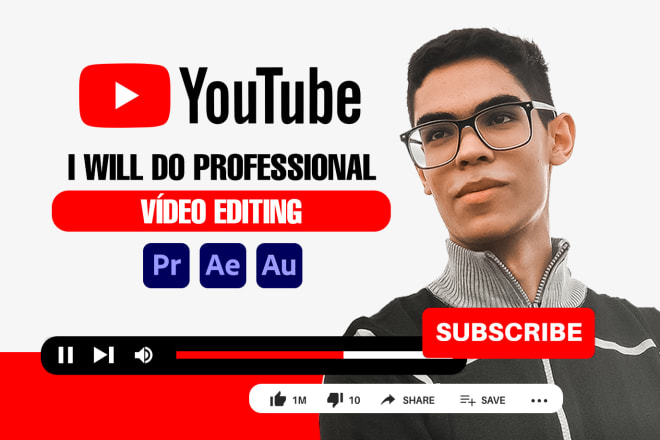 I will do a professional youtube video editing