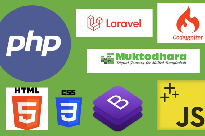 I will create a professional website using PHP and mysql