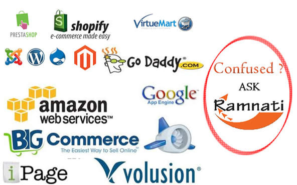 I will advice on ecommerce, hosting, shopping cart, seo