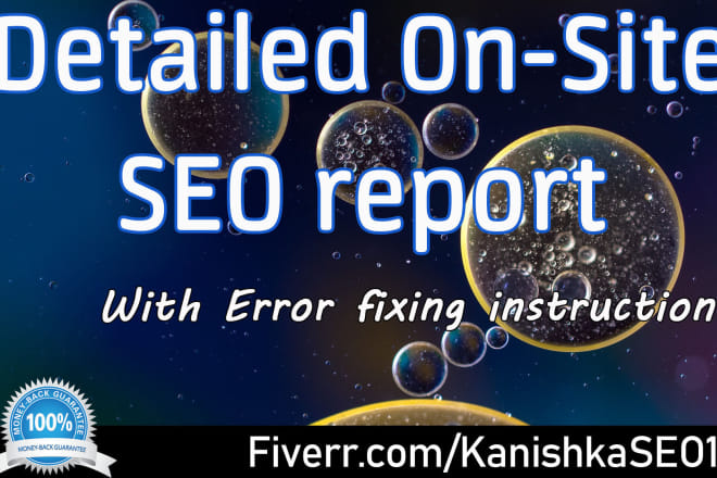 I will audit website and create a detailed SEO report with strategy