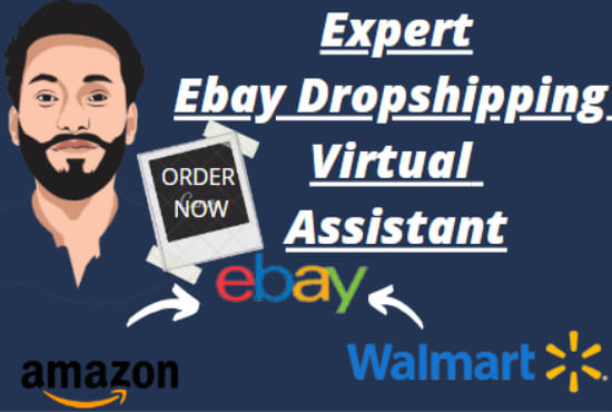 I will be your ebay dropshipping virtual assistant