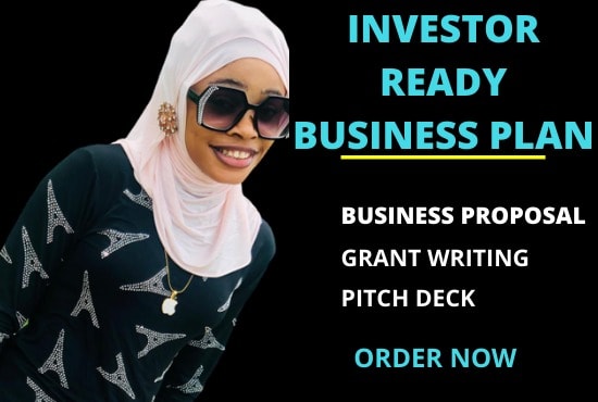 I will be your investment or loan startup business plan writer or business proposal