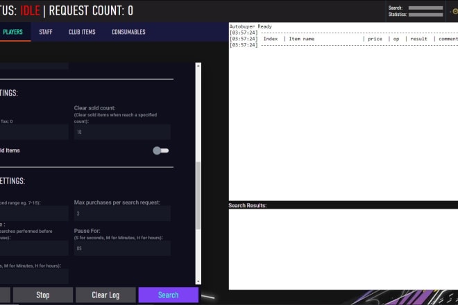 I will bot for buying reselling fut 21