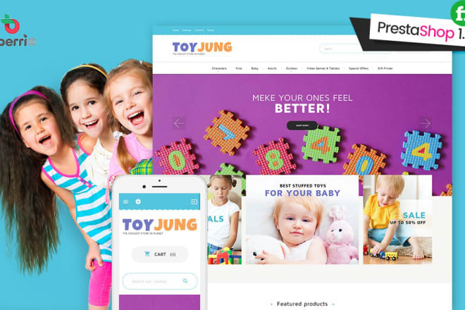 I will build kids, toy, cloth, shopify dropshipping store or website