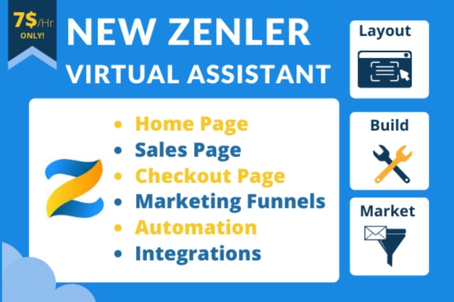 I will build your newzenler courses website and marketing funnels