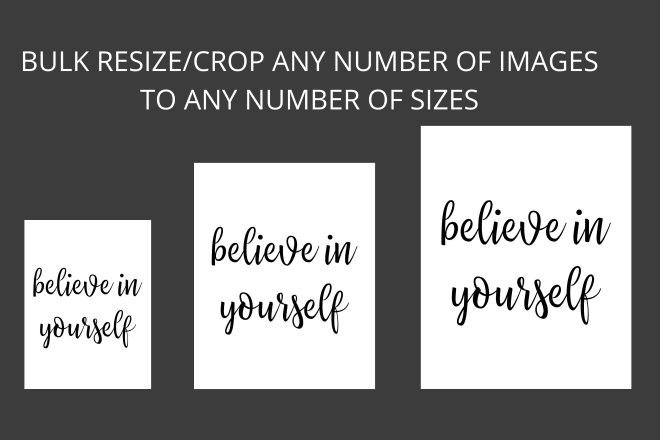 I will bulk resize or crop your images in photoshop