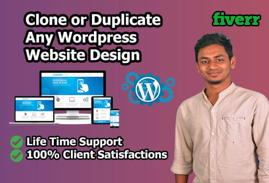 I will clone copy or duplicate a wordpress website in 2 days