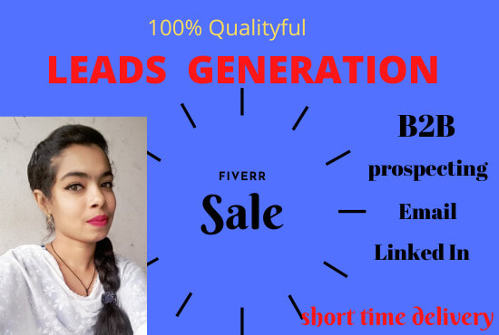I will collect targeted b2b lead and email in linkedin and web research