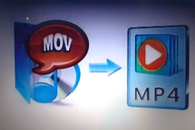 I will convert mov or mkv to mp4 file