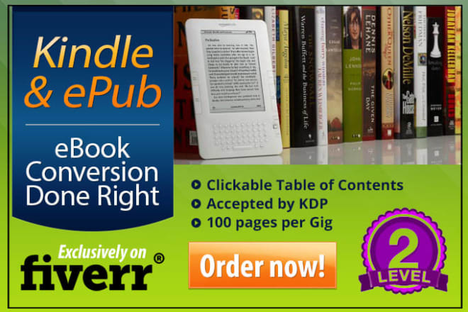 I will convert PDF to epub and epub to PDF an amzon kindle