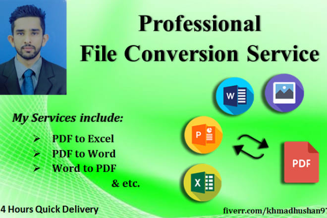 I will convert PDF to excel and pdf to word