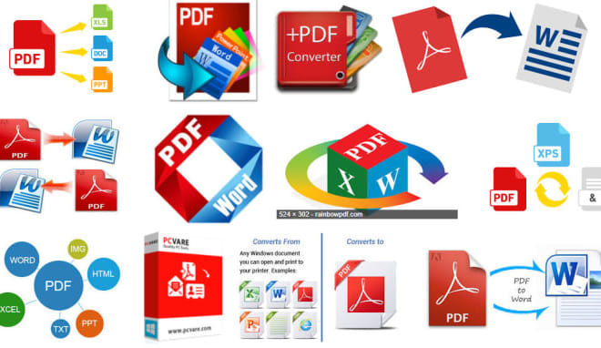I will convert pdf to excel or according to your order