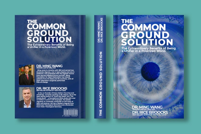 I will create a book cover design