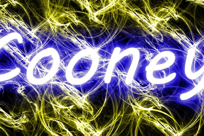 I will create a cool designed background with your name on it
