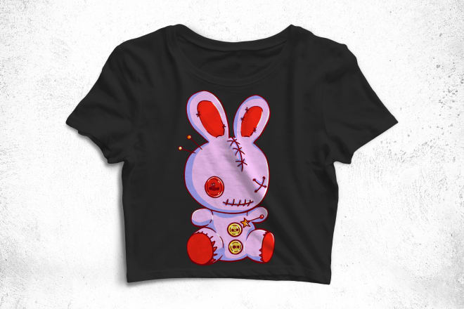 I will create a cute t shirt design cartoon