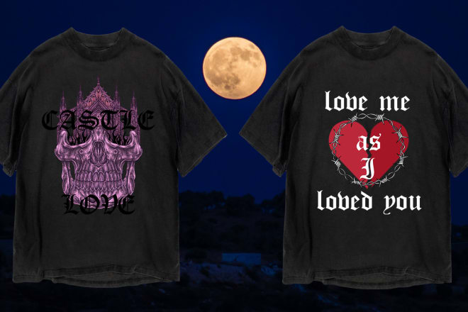 I will create a dope aesthetic t shirt design