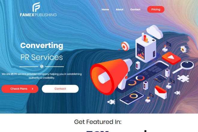 I will create a dropservicing website from scratch