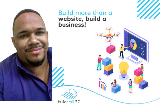 I will create a premium website design using builderall