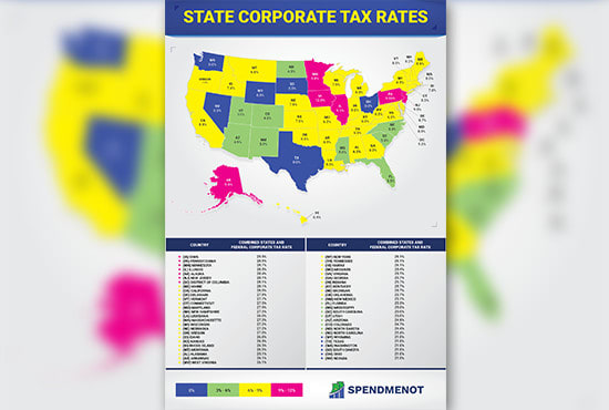 I will create a stunning infographic map design