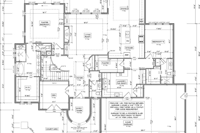 I will create custom architectural plans for your home,office,shops
