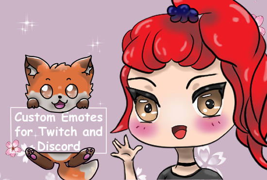 I will create cute emotes for streamers