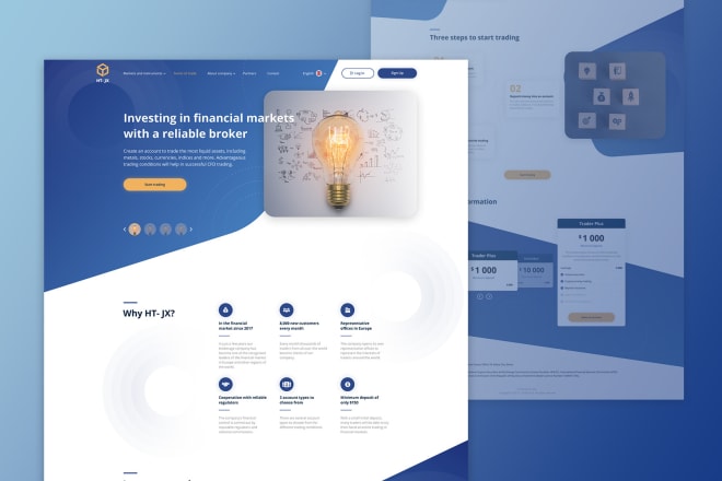 I will create design website or landing page in PSD or figma ui design