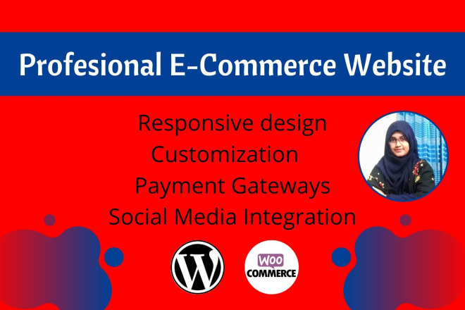 I will create ecommerce website or online store on wordpress using woocommerce