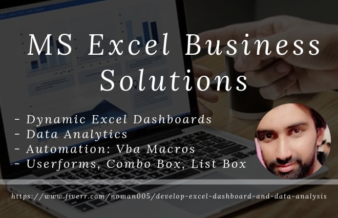 I will create excel vba macro and dashboard