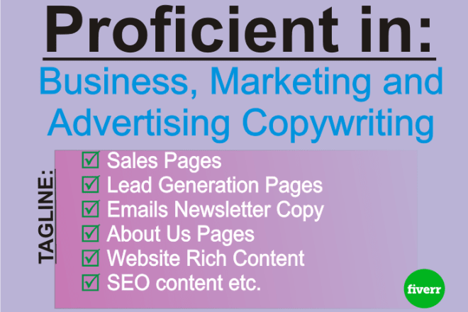 I will create killer copies for sales pages, emails, ads or website