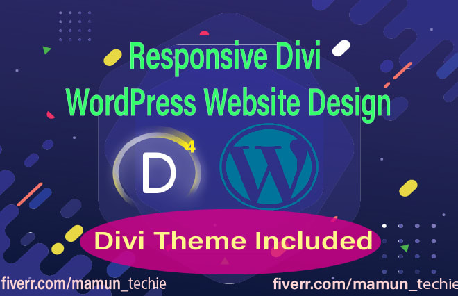 I will create modern divi wordpress website, divi website