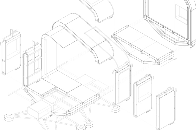 I will create professional architectural drawings