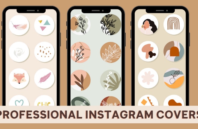 I will create professional instagram story highlight in 24 hours
