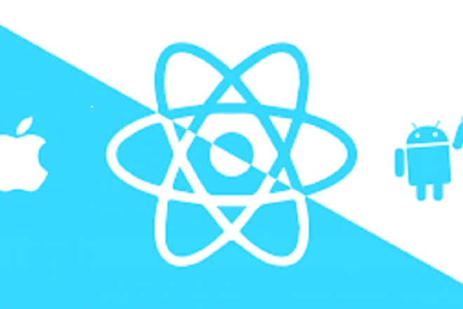 I will create react native app with back end API